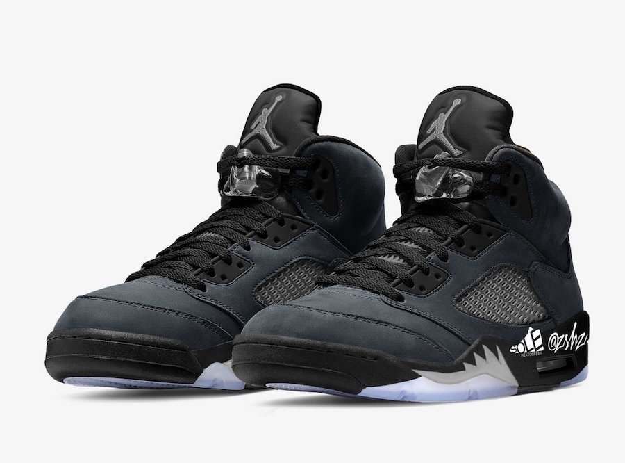 Air Jordan 5,Anthracite,DB0731 稀有罕见配色!Air Jordan 5 “Anthracite” 首度曝光! Air Jordan 5,Anthracite,DB0731 稀有罕见配色!Air Jordan 5 “Anthracite” 首度曝光!