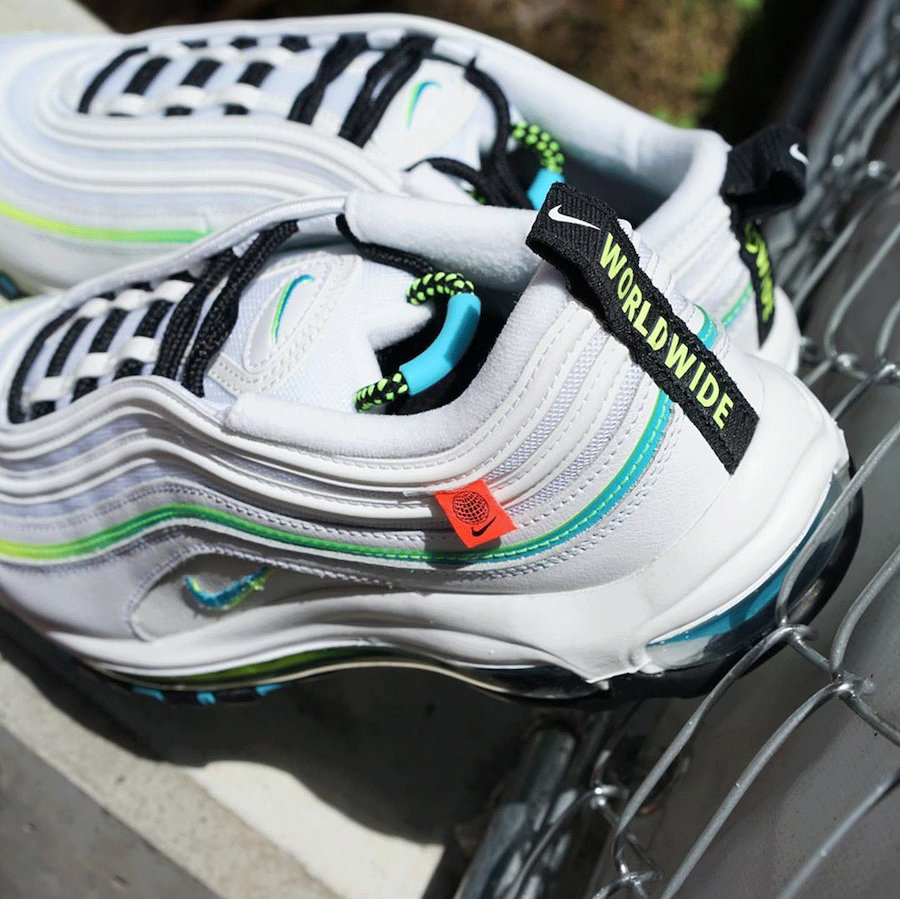 Air Max 97,Nike,发售,CZ5607-100 清爽渐变装扮!这双 Air Max 97 “Worldwide” 还有神秘配件! Air Max 97,Nike,发售,CZ5607-100 清爽渐变装扮!这双 Air Max 97 “Worldwide” 还有神秘配件!