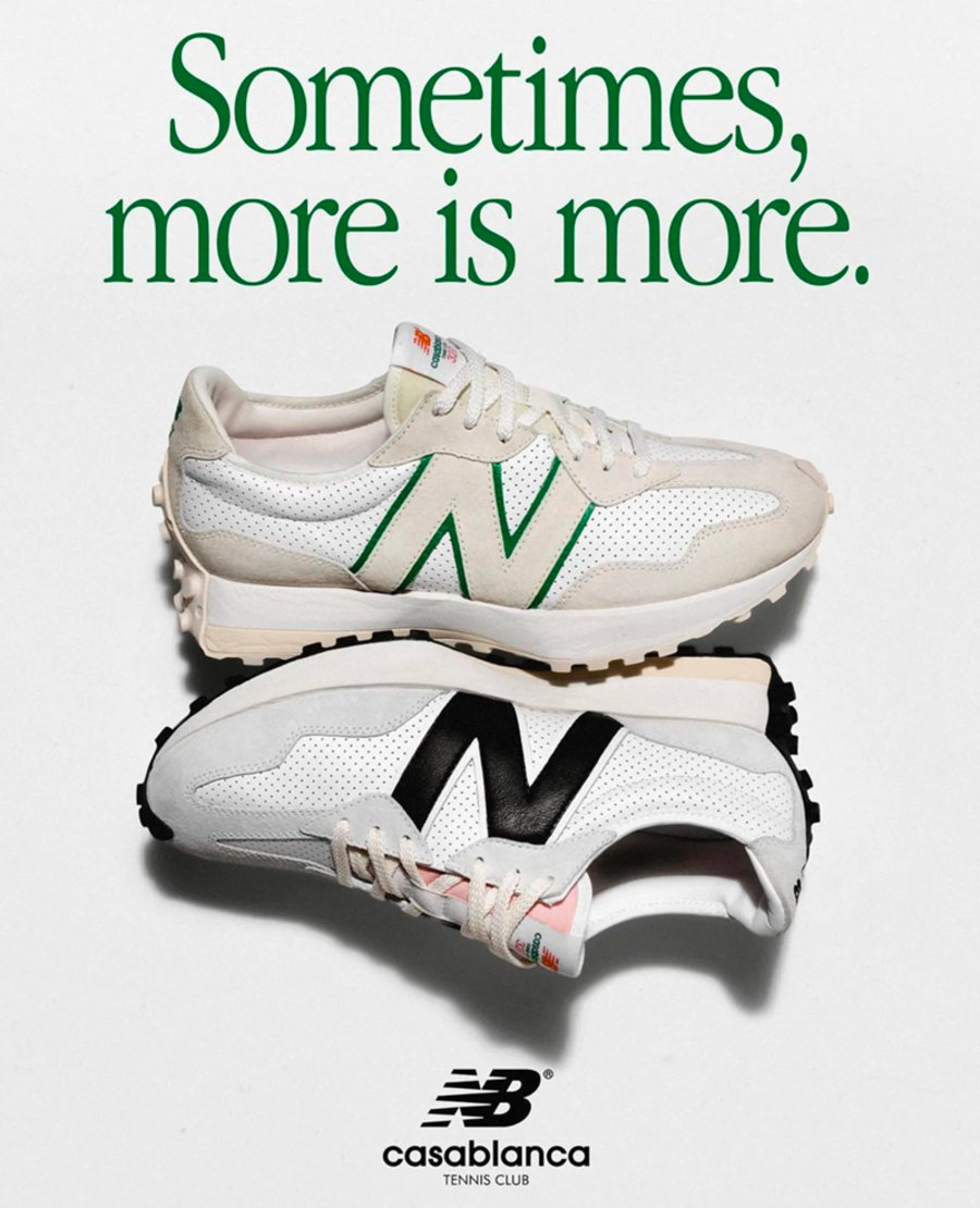 New Balance 327,发售,Casablanca 市价 3K 的黑马联名发布新配色!两双 NB 327 你打几分? New Balance 327,发售,Casablanca 市价 3K 的黑马联名发布新配色!两双 NB 327 你打几分?