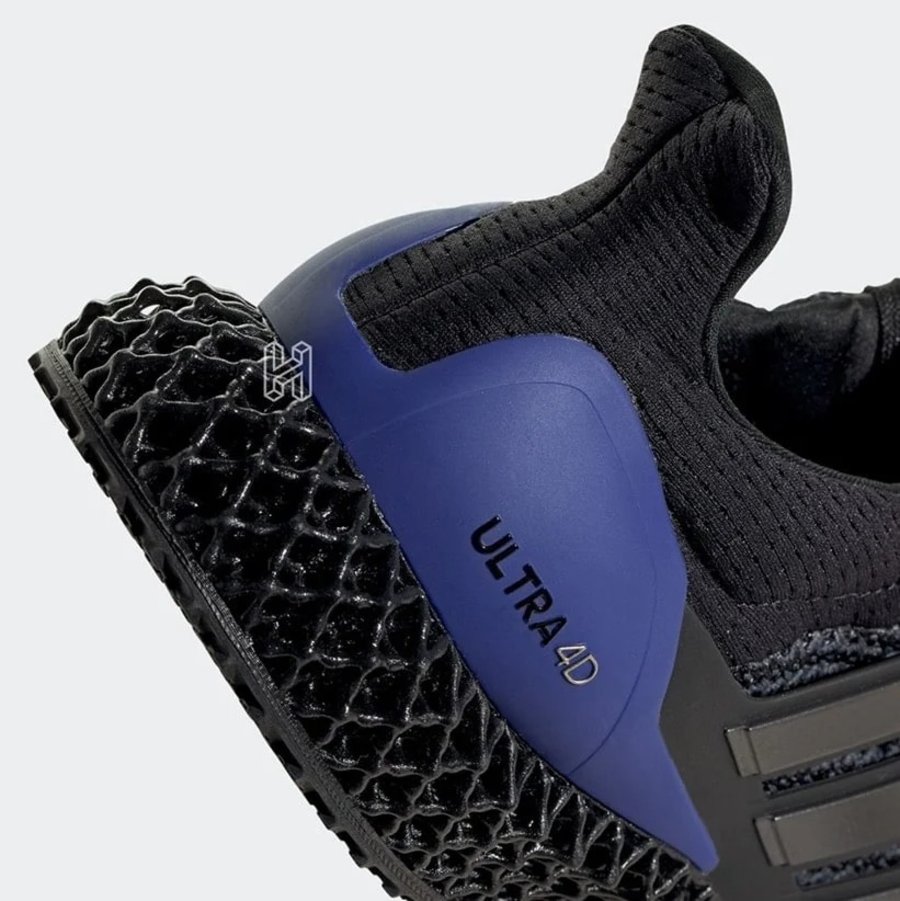 Ultra Boost,adidas,4D Ultra Boost 真的换上了 4D 鞋底!初代黑紫配色回归! Ultra Boost,adidas,4D Ultra Boost 真的换上了 4D 鞋底!初代黑紫配色回归!
