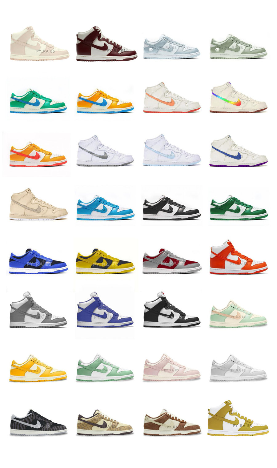 Dunk,Nike,发售 32 款新配色曝光!一张图告诉你 Dunk 未来发售计划! Dunk,Nike,发售 32 款新配色曝光!一张图告诉你 Dunk 未来发售计划!
