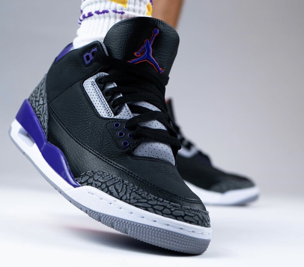 Air Jordan 3,AJ3,发售 取消发售的黑紫 AJ3 曝光上脚!买不到,真是太可惜了... Air Jordan 3,AJ3,发售 取消发售的黑紫 AJ3 曝光上脚!买不到,真是太可惜了...