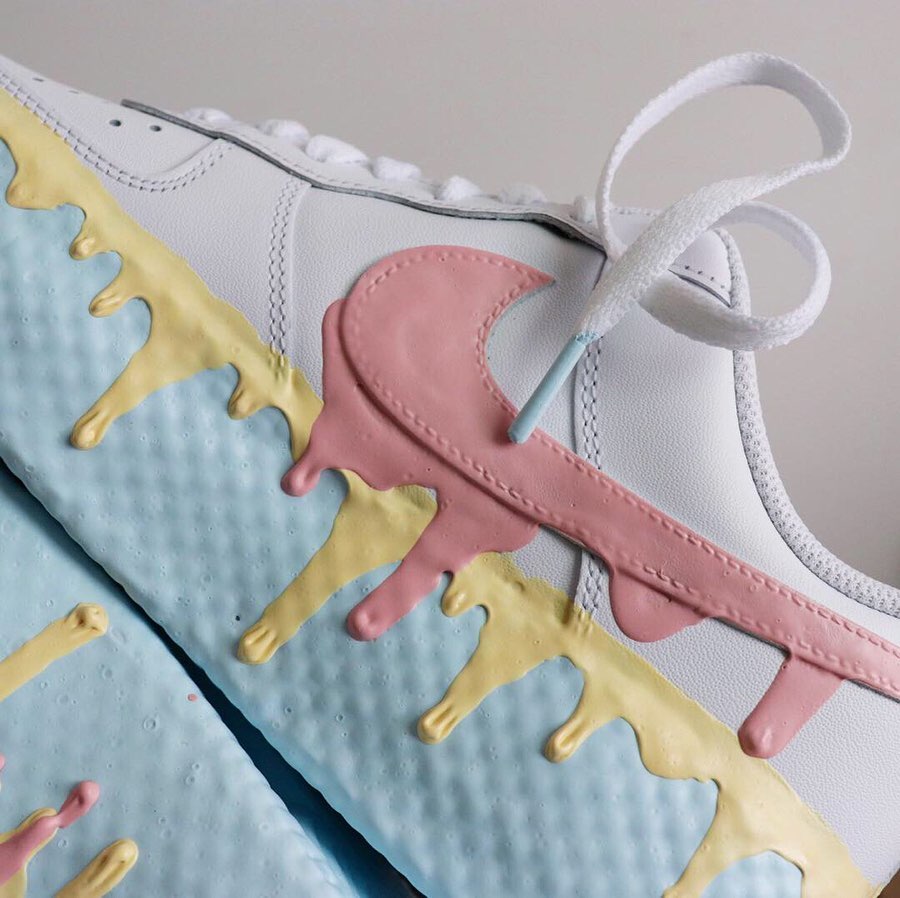 Air Force 1,AF1,Nike,球鞋定制 超逼真融化效果!这双冰淇淋 Air Force 1 真诱人! Air Force 1,AF1,Nike,球鞋定制 超逼真融化效果!这双冰淇淋 Air Force 1 真诱人!