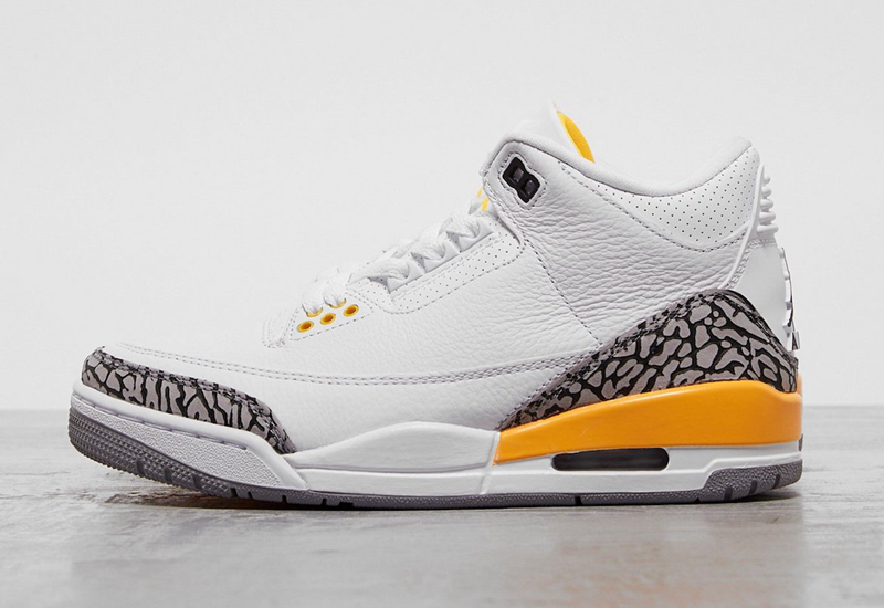AJ,AJ3,Air Jordan 3 WMNS,Laser 湖人 AJ3 颜值堪比北卡配色!最新实物美图曝光,鞋盒... AJ,AJ3,Air Jordan 3 WMNS,Laser 湖人 AJ3 颜值堪比北卡配色!最新实物美图曝光,鞋盒...