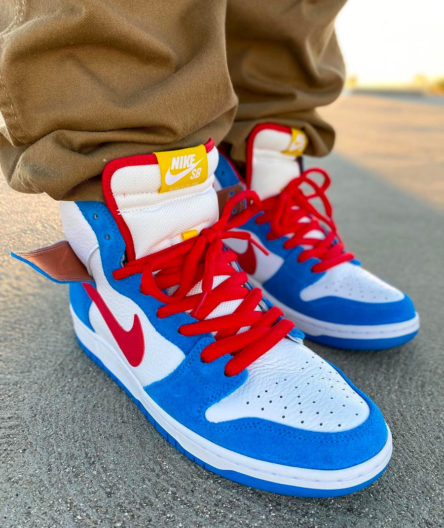 Dunk SB,Dunk,Nike 机器猫 Dunk SB 还有「万能口袋」!上脚图也有了! Dunk SB,Dunk,Nike 机器猫 Dunk SB 还有「万能口袋」!上脚图也有了!