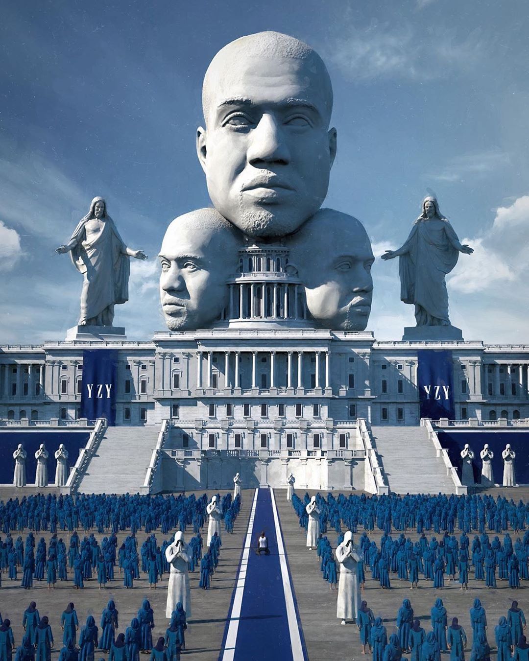 Yeezy,Yeezy 篮球鞋,侃爷,明星 侃爷选举活动中情绪崩溃大哭!脚上又穿了这双鞋! Yeezy,Yeezy 篮球鞋,侃爷,明星 侃爷选举活动中情绪崩溃大哭!脚上又穿了这双鞋!