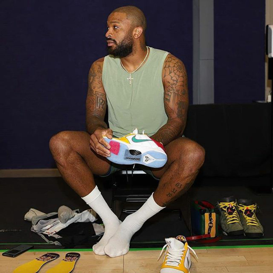 Nike,Kobe 5 Protro 鞋王塔克又有狠货上脚!罕见 Kobe 5 PE 配色鞋垫太酷了! Nike,Kobe 5 Protro 鞋王塔克又有狠货上脚!罕见 Kobe 5 PE 配色鞋垫太酷了!