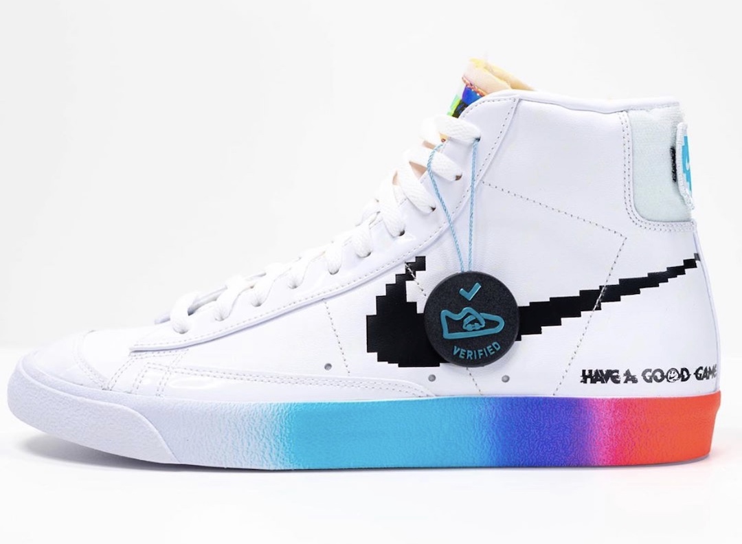 Nike,Blazer Mid,DC3280-101,发售 球鞋也有电玩皮肤!这双 Blazer Mid 肯定有不少人要冲! Nike,Blazer Mid,DC3280-101,发售 球鞋也有电玩皮肤!这双 Blazer Mid 肯定有不少人要冲!