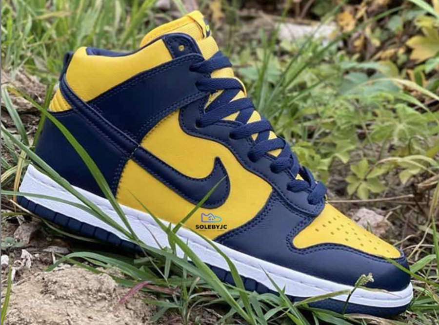 Nike,Dunk High,Michigan,CZ8149 密西根 Nike Dunk High 最新实物图曝光!你打几分? Nike,Dunk High,Michigan,CZ8149 密西根 Nike Dunk High 最新实物图曝光!你打几分?