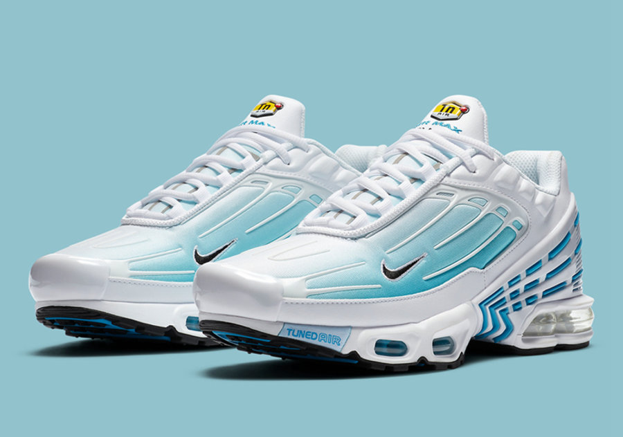 Nike,Air Max Plus 3,CK6715-100 清爽白蓝色调!全新 Air Max Plus 3 现在穿太合适了! Nike,Air Max Plus 3,CK6715-100 清爽白蓝色调!全新 Air Max Plus 3 现在穿太合适了!