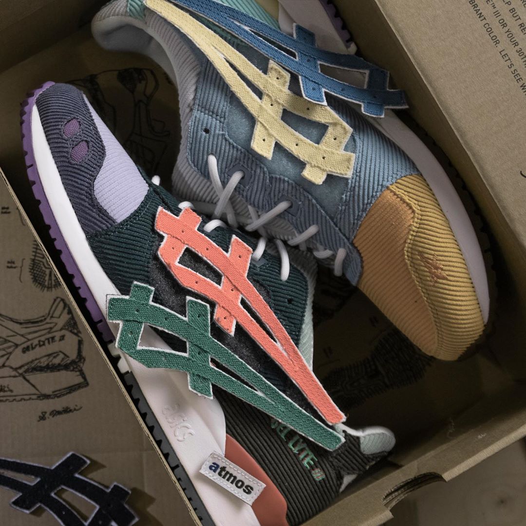 Sean Wotherspoon,atmos,ASICS,G 灯芯绒三方联名 ASICS 第二波发售来了!国内确定发售! Sean Wotherspoon,atmos,ASICS,G 灯芯绒三方联名 ASICS 第二波发售来了!国内确定发售!