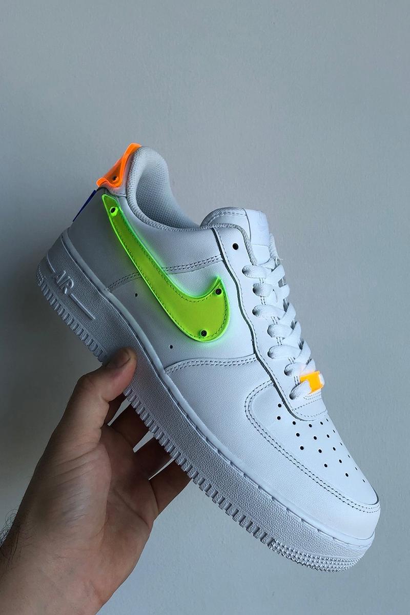 TBD in Process,Nike,Air Force 亚克力荧光 Swoosh!这样定制 Air Force 1 也太好看了! TBD in Process,Nike,Air Force 亚克力荧光 Swoosh!这样定制 Air Force 1 也太好看了!