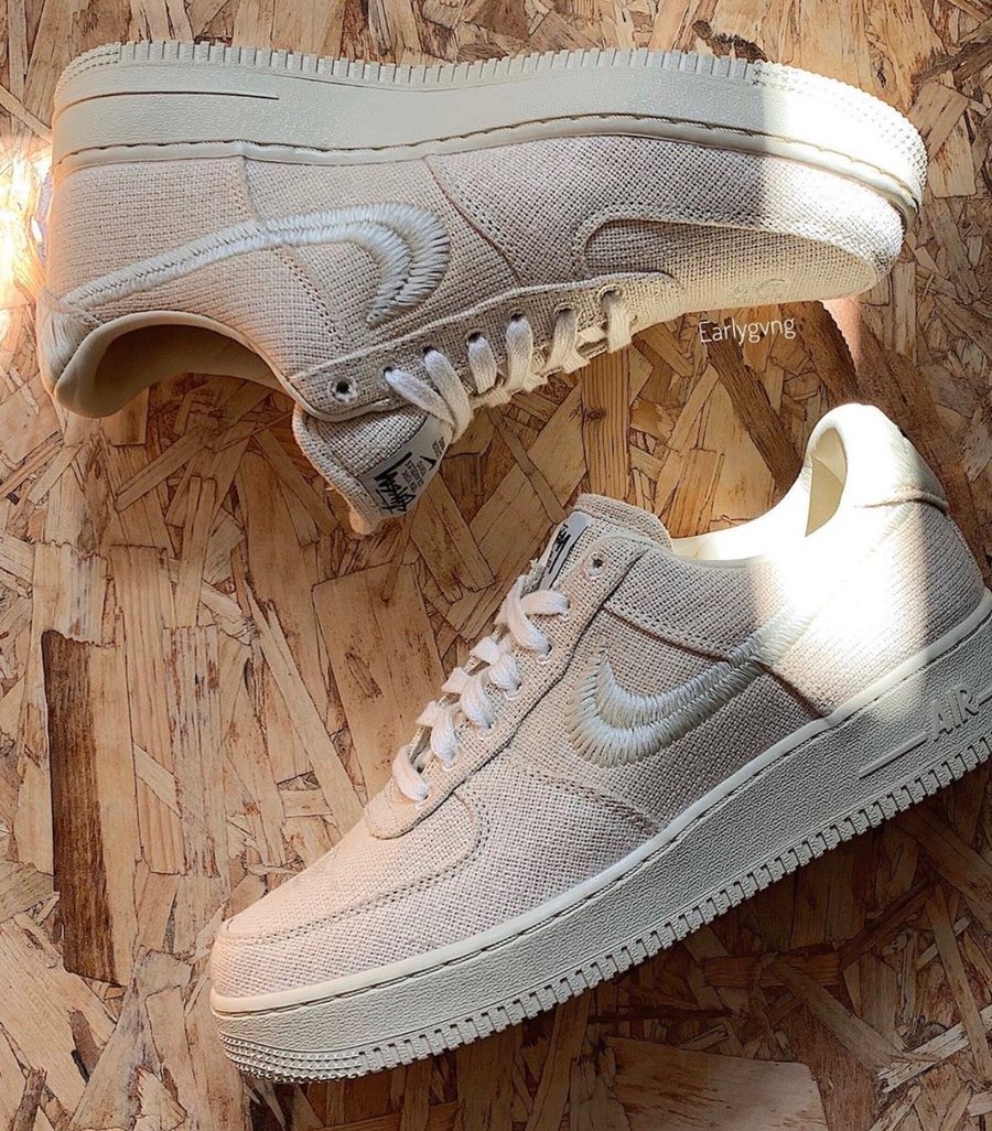 NIke,AF1,Air Force 1,Stussy Stussy x AF1 实物首次曝光!看这设计感觉又要火! NIke,AF1,Air Force 1,Stussy Stussy x AF1 实物首次曝光!看这设计感觉又要火!
