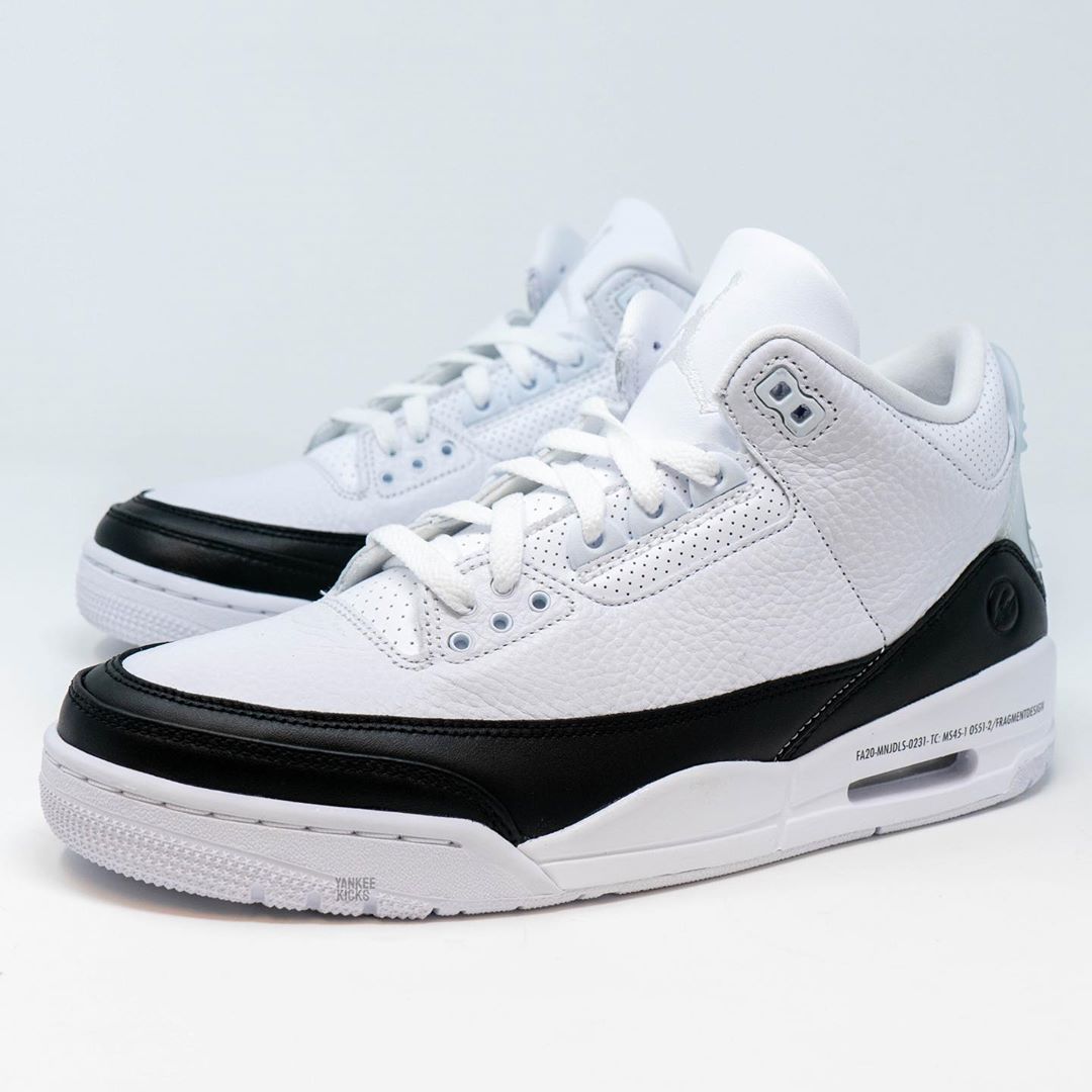 Fragment Design,Air Jordan 3,S 藤原浩联名 FRGMT x AJ3 完整细节+上脚来了!这颜值香不香? Fragment Design,Air Jordan 3,S 藤原浩联名 FRGMT x AJ3 完整细节+上脚来了!这颜值香不香?