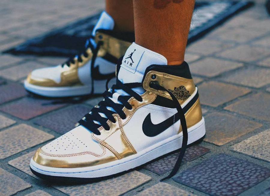 Air Jordan 1,AJ 1 Mid,Metallic 酷似天价伦纳德专属!「金角大王」Air Jordan 1 发售日期曝光! Air Jordan 1,AJ 1 Mid,Metallic 酷似天价伦纳德专属!「金角大王」Air Jordan 1 发售日期曝光!