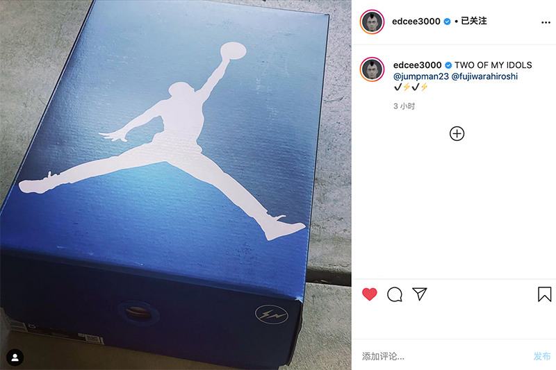 Fragment,AJ,AJ3,Air Jordan 3,D 时隔一天冠希就放王炸!光看鞋盒看起来就很高级! Fragment,AJ,AJ3,Air Jordan 3,D 时隔一天冠希就放王炸!光看鞋盒看起来就很高级!