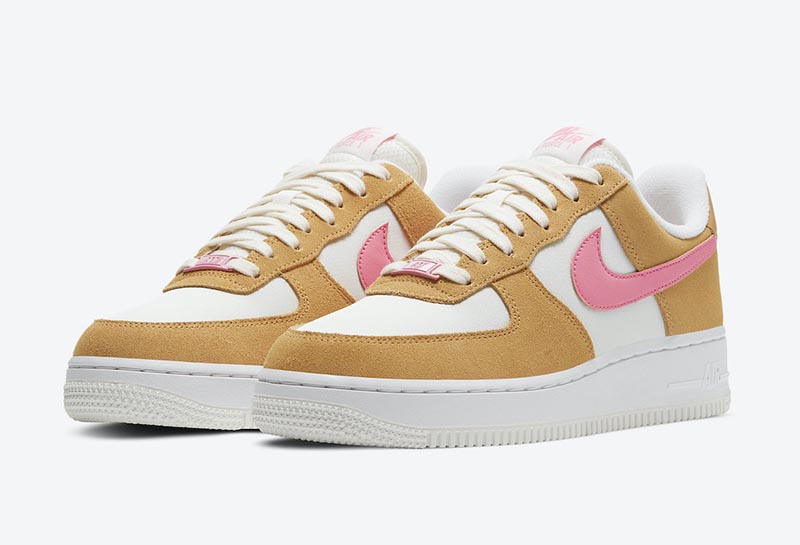 Nike,Air Force 1 Low,Flex Pink 看腻了街头的大黄靴?这双粉红小麦 AF1 可别错过! Nike,Air Force 1 Low,Flex Pink 看腻了街头的大黄靴?这双粉红小麦 AF1 可别错过!