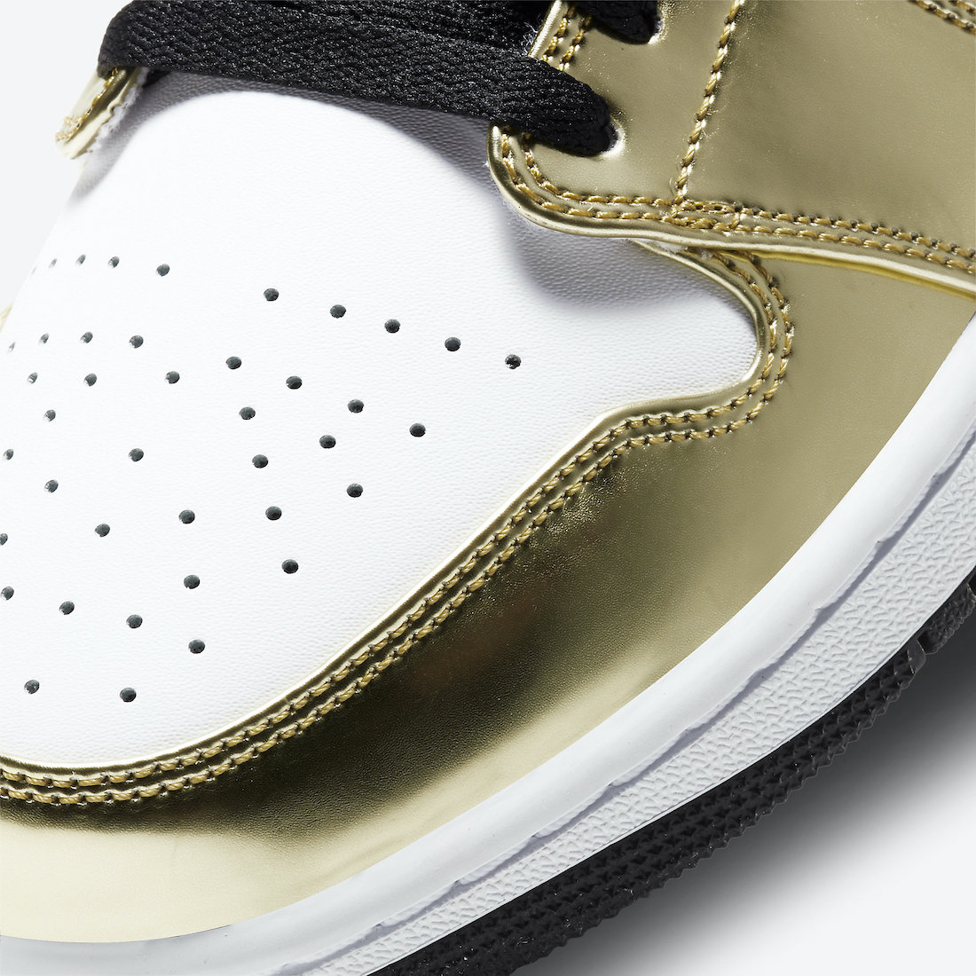 AJ1,Air Jordan 1 Mid,DC1419-70 小伦纳德变身奢华液态金!全新 AJ1 Mid 下月发售 AJ1,Air Jordan 1 Mid,DC1419-70 小伦纳德变身奢华液态金!全新 AJ1 Mid 下月发售