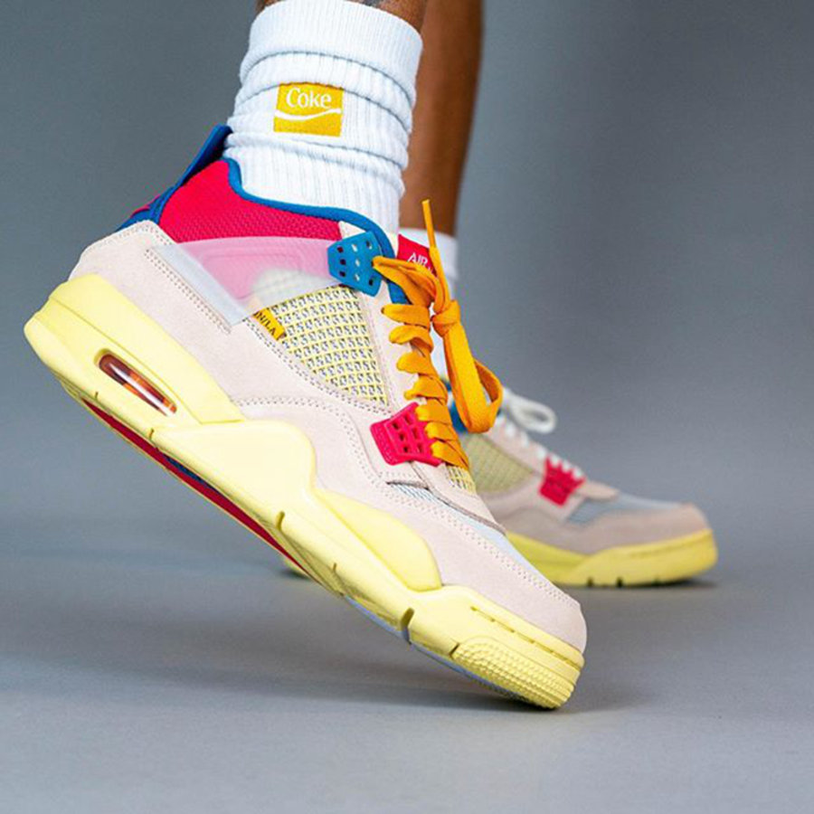 Union LA,Air Jordan 4,Guava Ic Union x Air Jordan 4 上脚太好看!可惜的是... Union LA,Air Jordan 4,Guava Ic Union x Air Jordan 4 上脚太好看!可惜的是...