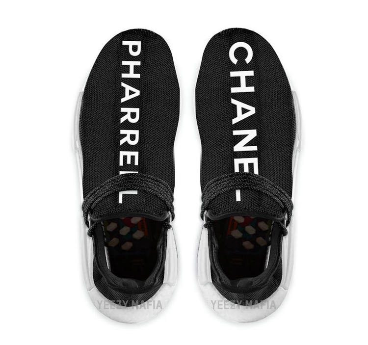 Pharrell,adidas,NMD,Hu,GY0093 酷似天价菲董香奈儿联名!adidas NMD Hu 全新纯黑配色看着就贵! Pharrell,adidas,NMD,Hu,GY0093 酷似天价菲董香奈儿联名!adidas NMD Hu 全新纯黑配色看着就贵!