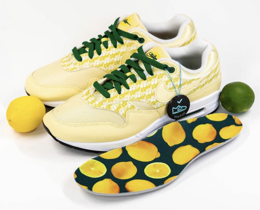 Nike,Air Max 1,Lemonade,CJ0609 先酸为敬!柠檬 Air Max 1 实物曝光,近期发售! Nike,Air Max 1,Lemonade,CJ0609 先酸为敬!柠檬 Air Max 1 实物曝光,近期发售!