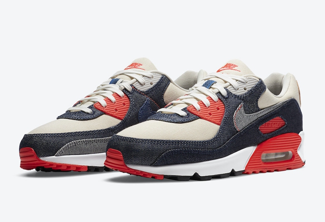 Nike Air Max 90,CU1646-400 又一丹宁牛仔系列!DENHAM x Air Max 90 月底发售! Nike Air Max 90,CU1646-400 又一丹宁牛仔系列!DENHAM x Air Max 90 月底发售!