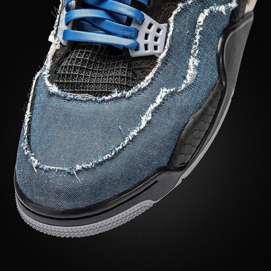 AJ4,Air Jordan 4 致敬伟大说唱巨星!这双牛仔腰果花 AJ4 只能看不能买! AJ4,Air Jordan 4 致敬伟大说唱巨星!这双牛仔腰果花 AJ4 只能看不能买!