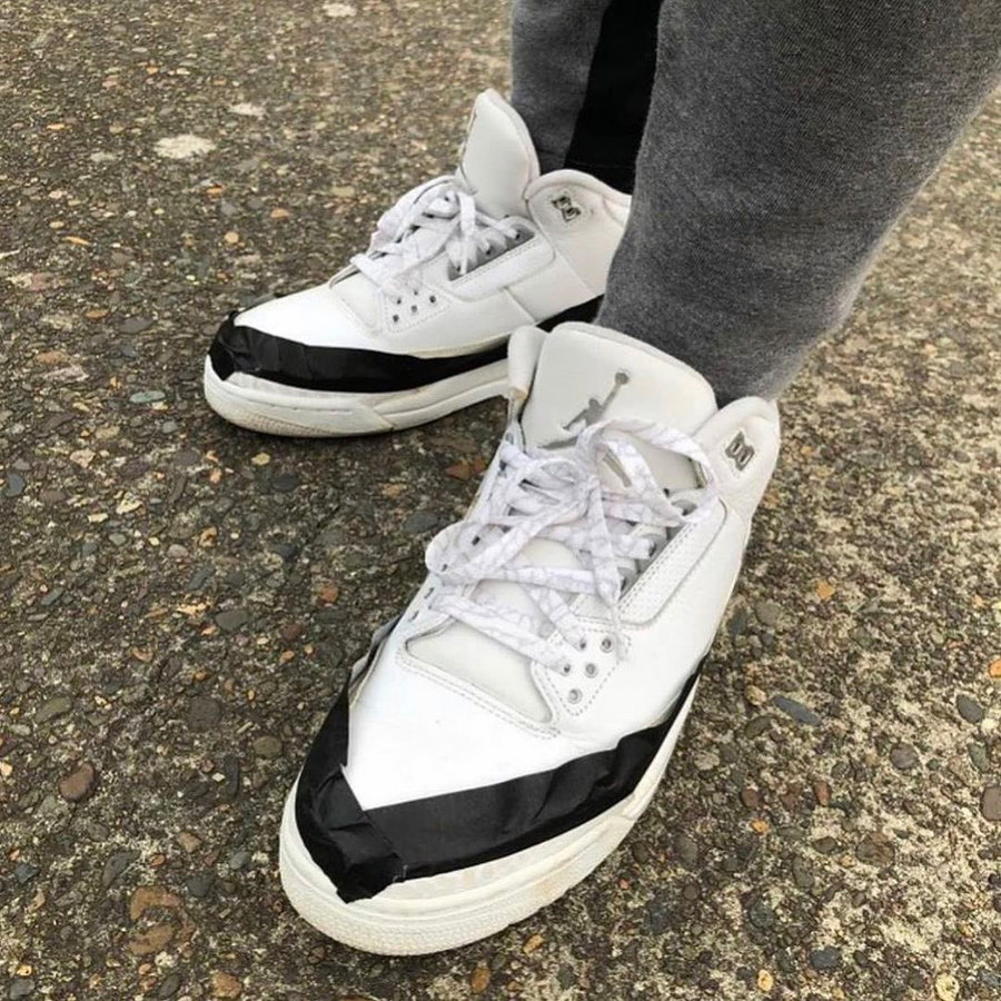 AJ3,Air Jordan 3,藤原浩,DA3595-10 没买到 AJ3 闪电联名但特别想要?这里有个好办法! AJ3,Air Jordan 3,藤原浩,DA3595-10 没买到 AJ3 闪电联名但特别想要?这里有个好办法!