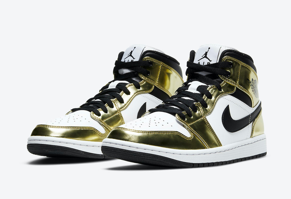 DC1419-700,AJ1,Air Jordan 1 DC1419-700 酷似小伦纳德!关注度超高的液态金 AJ1 Mid 推迟发售 DC1419-700,AJ1,Air Jordan 1 DC1419-700 酷似小伦纳德!关注度超高的液态金 AJ1 Mid 推迟发售