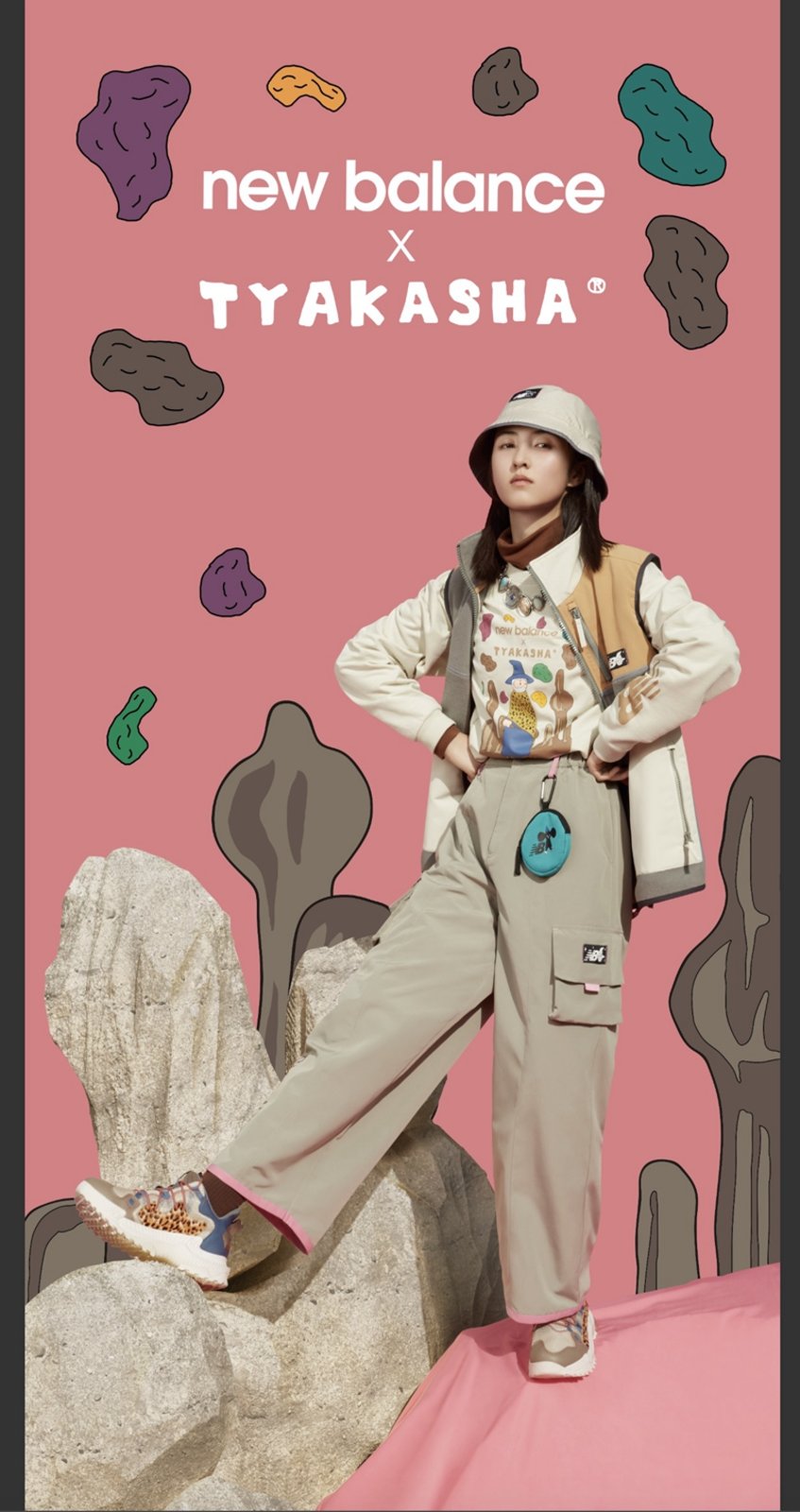 New Balance,TYAKASHA,SHANDO,X- 全新卡通设计!New Balance 携手 TYAKASHA 推出秋冬系列鞋服! New Balance,TYAKASHA,SHANDO,X- 全新卡通设计!New Balance 携手 TYAKASHA 推出秋冬系列鞋服!