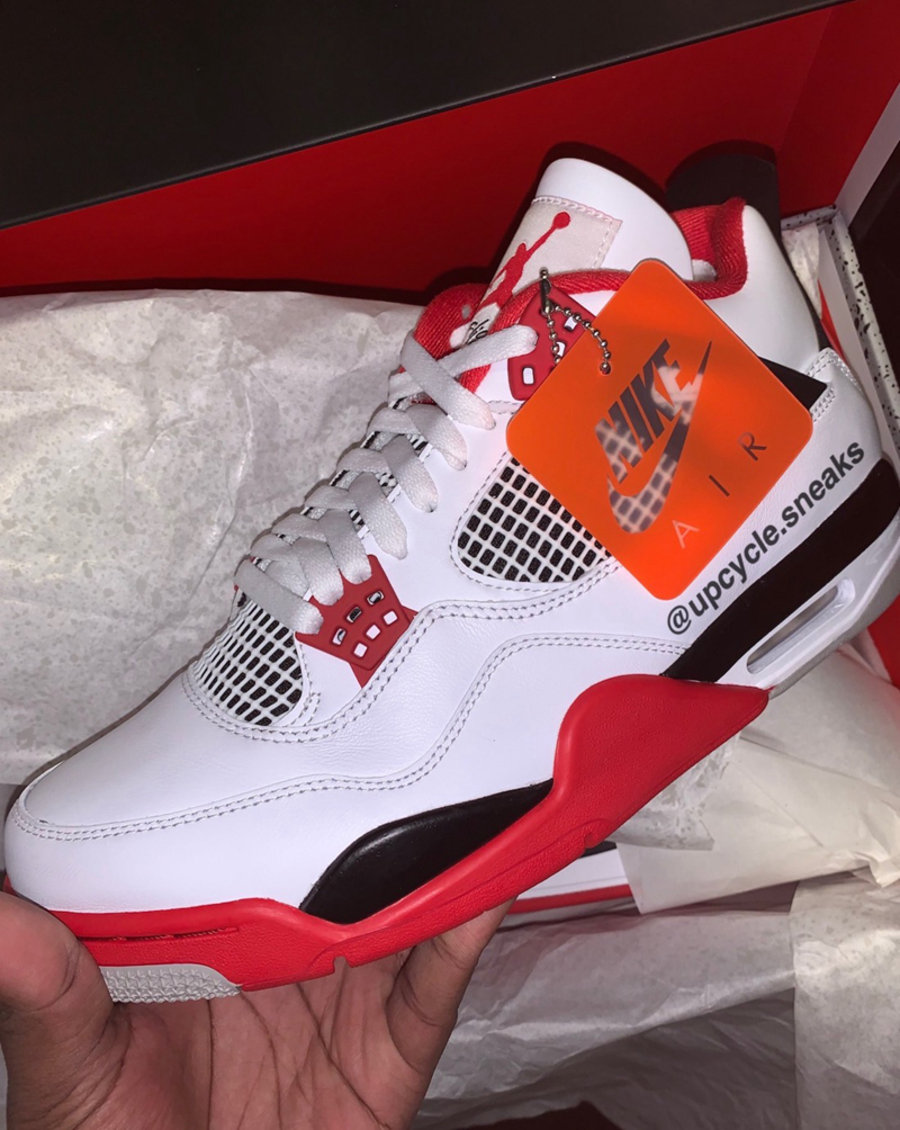 Air Jordan 4,AJ,AJ4,Fire Red,D 完美还原元年版本!全新「火焰红」AJ4 实物细节曝光! Air Jordan 4,AJ,AJ4,Fire Red,D 完美还原元年版本!全新「火焰红」AJ4 实物细节曝光!