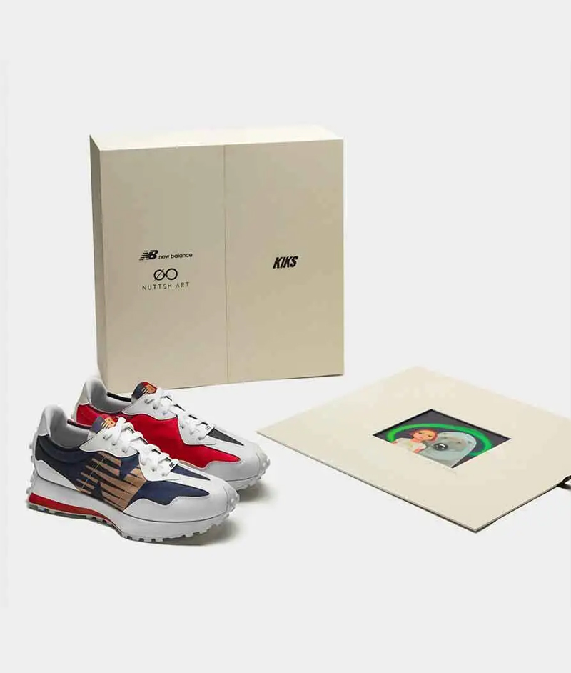 New Balance,327,NUTTSH ART,KIK 限量 666 套!环保主题 New Balance 三方联名明日发售! New Balance,327,NUTTSH ART,KIK 限量 666 套!环保主题 New Balance 三方联名明日发售!