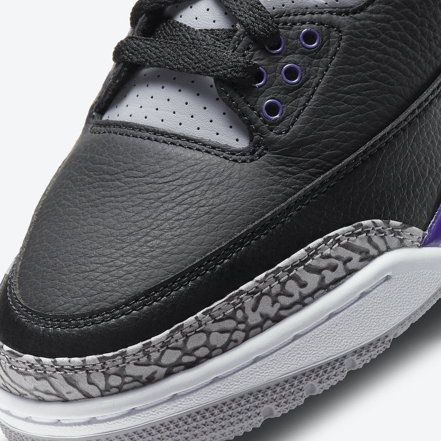 AJ3,Air Jordan 3,CT8532-050,发售 等了快一年终于要来了!黑紫 AJ3 下月发售 AJ3,Air Jordan 3,CT8532-050,发售 等了快一年终于要来了!黑紫 AJ3 下月发售