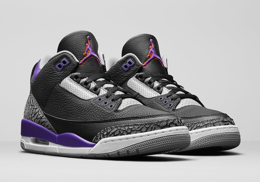 AJ3,Air Jordan 3,CT8532-050,发售 等了快一年终于要来了!黑紫 AJ3 下月发售 AJ3,Air Jordan 3,CT8532-050,发售 等了快一年终于要来了!黑紫 AJ3 下月发售