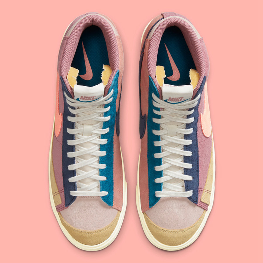 Nike,Blazer Mid '77,DC9179-664 秋冬上脚不翻车!多彩拼接 Blazer Mid 即将发售! Nike,Blazer Mid '77,DC9179-664 秋冬上脚不翻车!多彩拼接 Blazer Mid 即将发售!