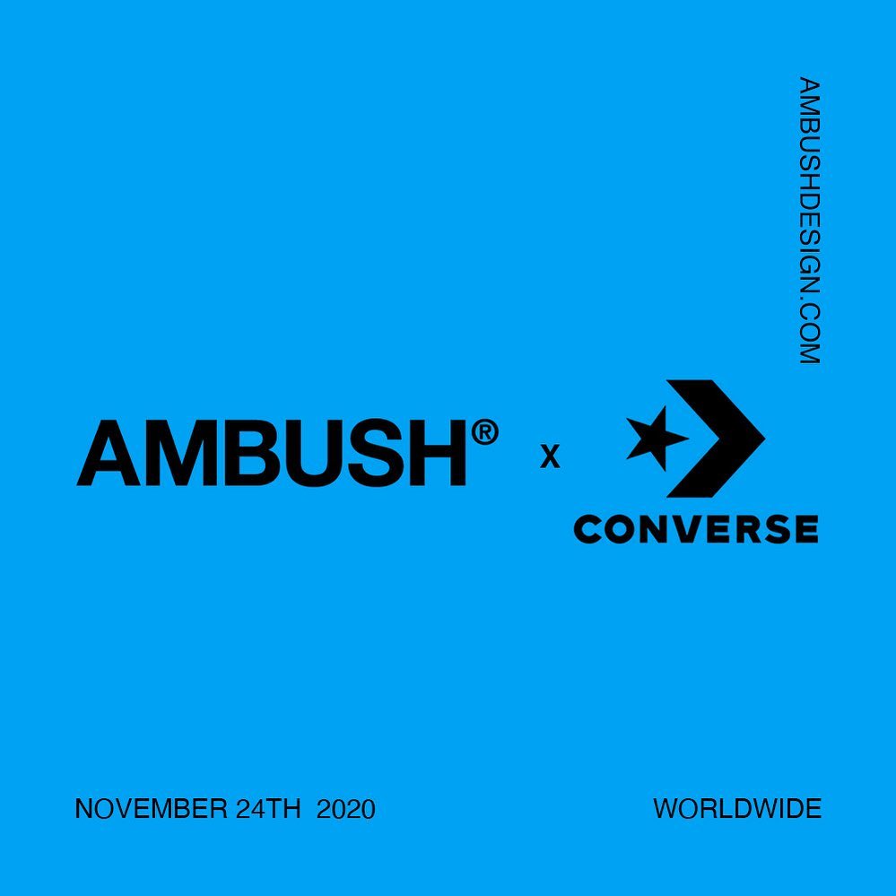 AMBUSH 主理人上身示范!AMBUSH x Converse 新联名本月发售! AMBUSH 主理人上身示范!AMBUSH x Converse 新联名本月发售!