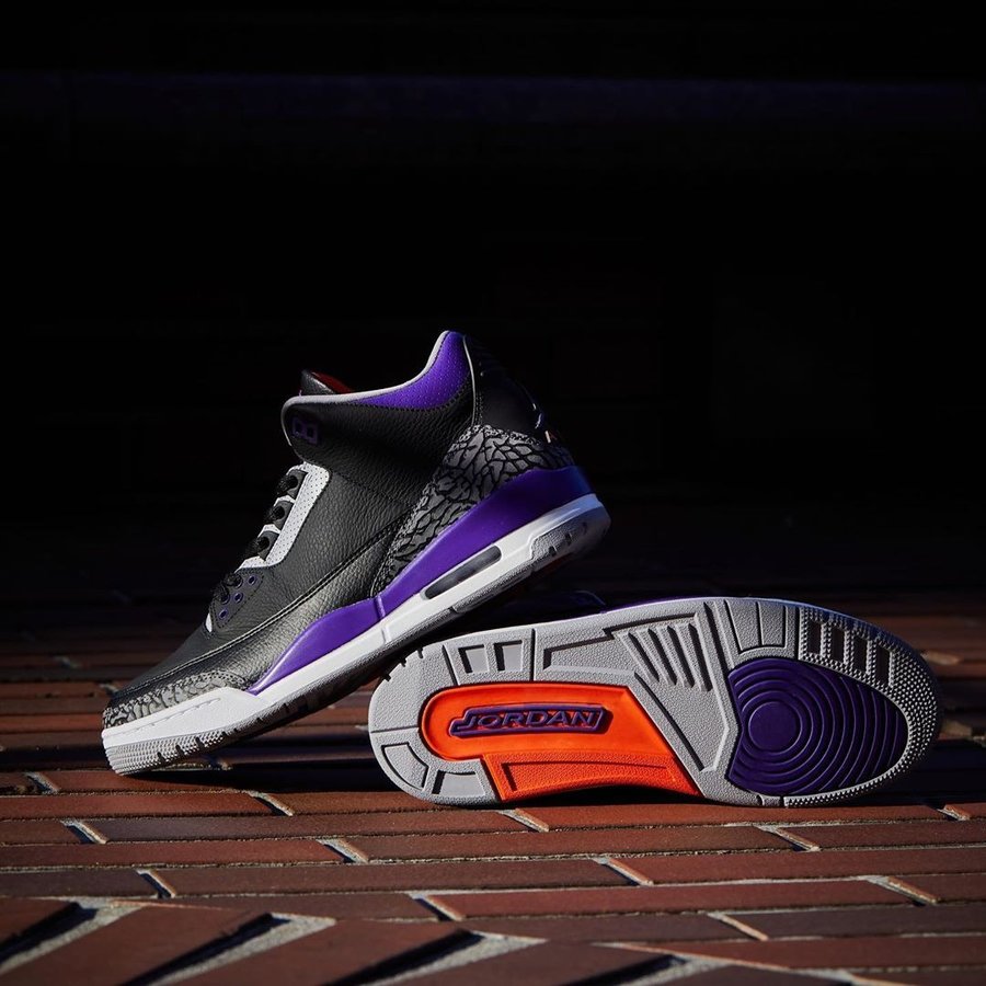 Air Jordan 3,AJ3,CT8532-050,发售 更像太阳配色!黑紫 Air Jordan 3 最新美图来了!本周发售! Air Jordan 3,AJ3,CT8532-050,发售 更像太阳配色!黑紫 Air Jordan 3 最新美图来了!本周发售!