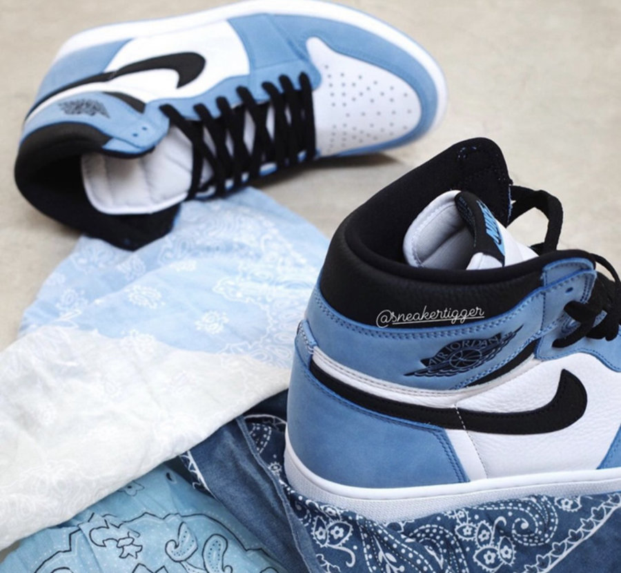 Air Jordan 1,AJ1,University Bl 全新白蓝 Air Jordan 1 实物曝光!明年 2 月发售,冲不冲?! Air Jordan 1,AJ1,University Bl 全新白蓝 Air Jordan 1 实物曝光!明年 2 月发售,冲不冲?!