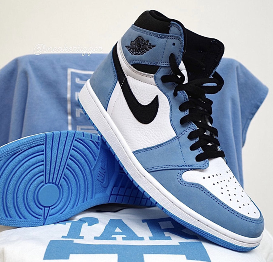 Air Jordan 1,AJ1,University Bl 全新白蓝 Air Jordan 1 实物曝光!明年 2 月发售,冲不冲?! Air Jordan 1,AJ1,University Bl 全新白蓝 Air Jordan 1 实物曝光!明年 2 月发售,冲不冲?!