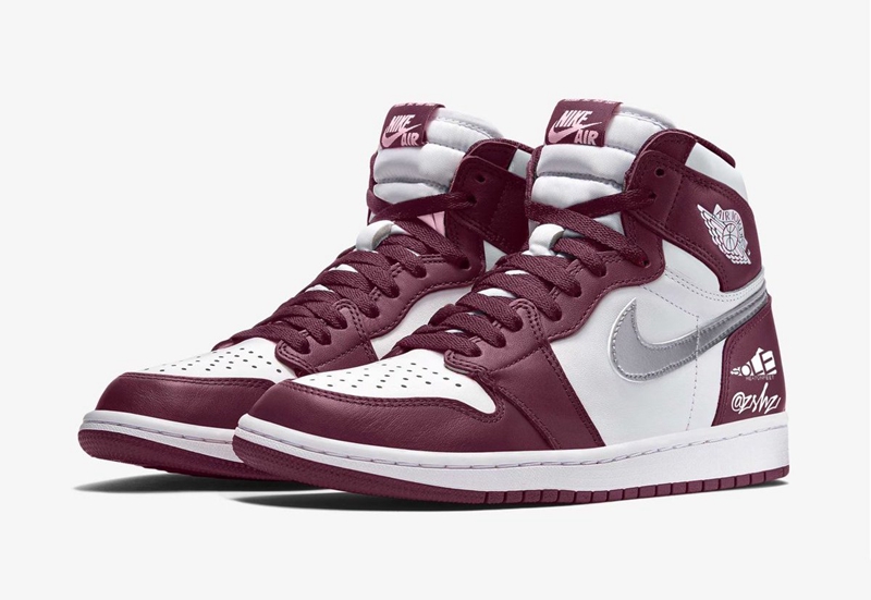AJ1,Air Jordan 1 High OG,Borde 酒红色醉人造型!全新配色 Air Jordan 1 实物图曝光! AJ1,Air Jordan 1 High OG,Borde 酒红色醉人造型!全新配色 Air Jordan 1 实物图曝光!