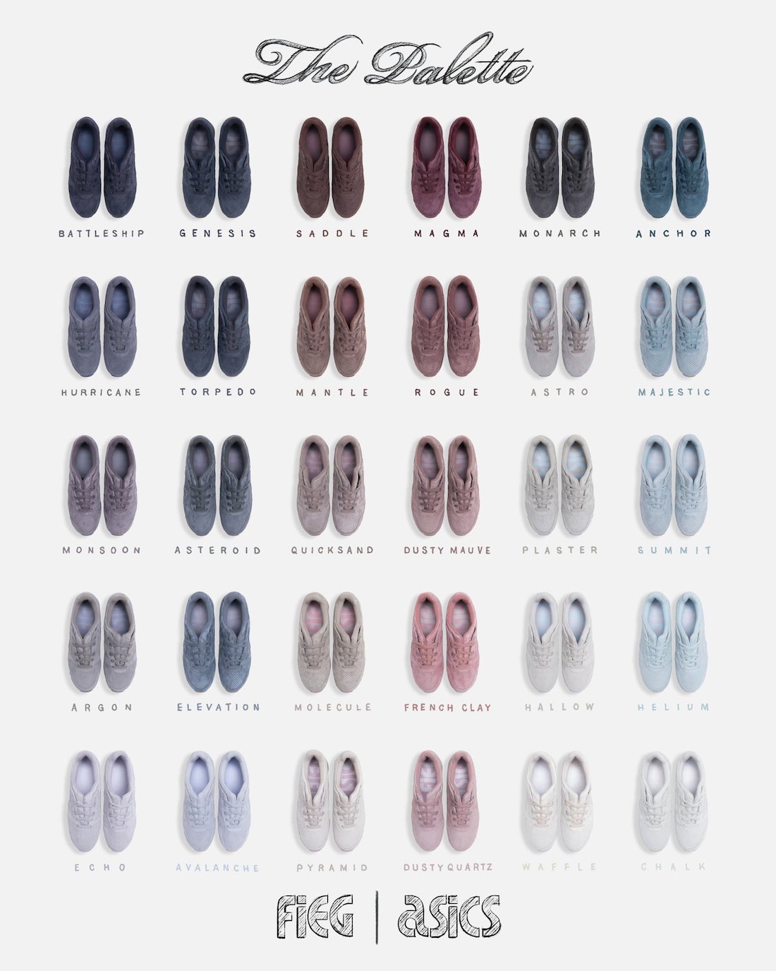 Ronnie Fieg,ASICS,Gel Lyte III 这才叫真调色盘!Ronnie Fieg x ASICS 全新联名一共 30 双! Ronnie Fieg,ASICS,Gel Lyte III 这才叫真调色盘!Ronnie Fieg x ASICS 全新联名一共 30 双!