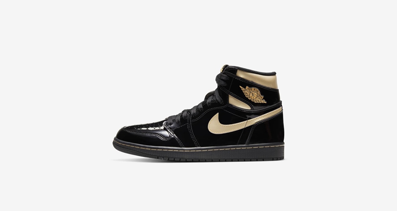 AJ,AJ1,Air Jordan 1 Retro High 全漆皮打造奢华质感!全新黑金配色 AJ1 明天登场! AJ,AJ1,Air Jordan 1 Retro High 全漆皮打造奢华质感!全新黑金配色 AJ1 明天登场!