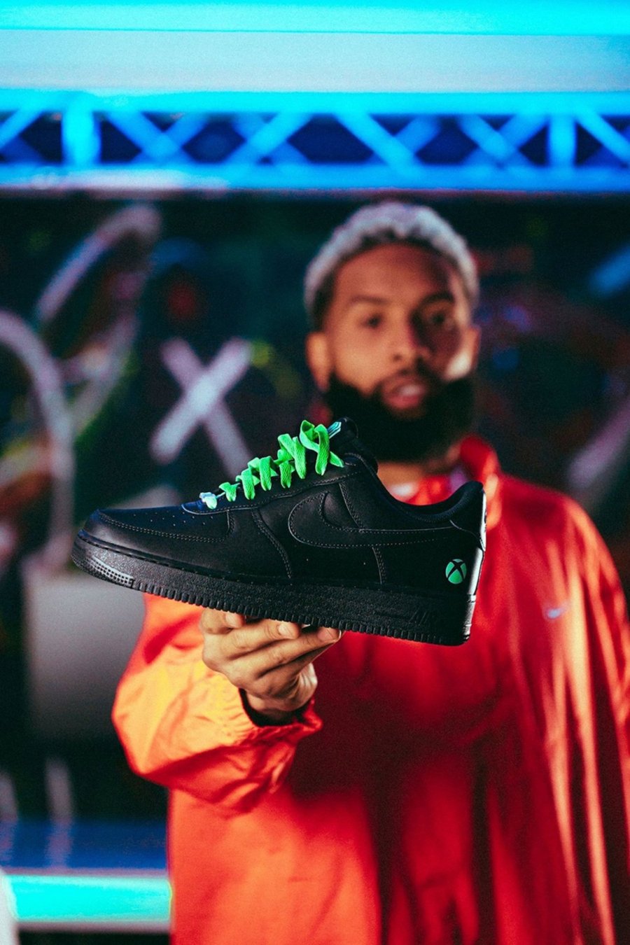 Nike,Air Force 1,OBJ,Xbox Xbox 主题特殊配色!Nike 为 OBJ 推出专属套装! Nike,Air Force 1,OBJ,Xbox Xbox 主题特殊配色!Nike 为 OBJ 推出专属套装!