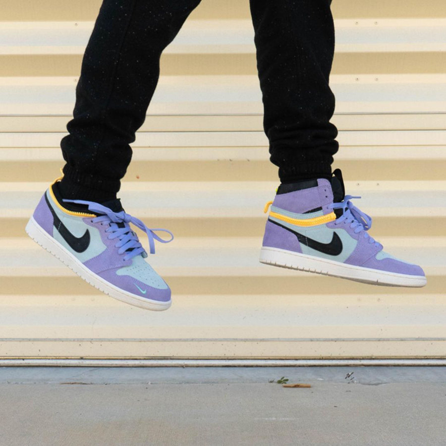 Air Jordan 1,High Switch,Purpl 高低帮造型随意切换!这款全新 Air Jordan 1 你打几分? Air Jordan 1,High Switch,Purpl 高低帮造型随意切换!这款全新 Air Jordan 1 你打几分?