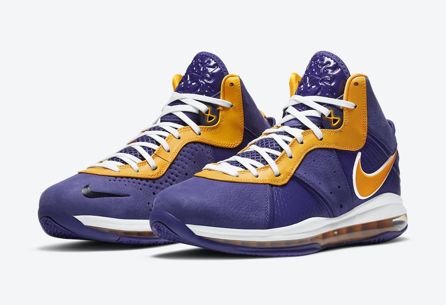 Nike,LeBron 8,Lakers,DC8380-50 上脚效果不一般!湖人配色 LeBron 8 下周二发售! Nike,LeBron 8,Lakers,DC8380-50 上脚效果不一般!湖人配色 LeBron 8 下周二发售!