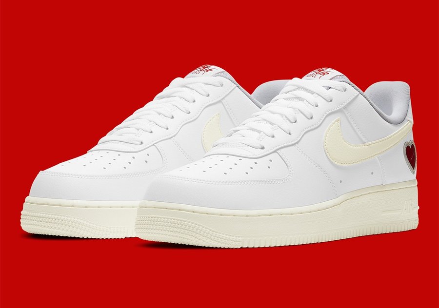 Air Force1,Nike,DD7117-100 情人节限定来袭 红色爱心彰显身份!情人节 AF1 官图释出! Air Force1,Nike,DD7117-100 情人节限定来袭 红色爱心彰显身份!情人节 AF1 官图释出!
