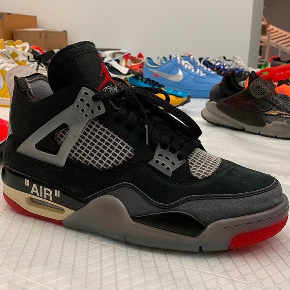OFF-WHITE,Air Jordan 4,发售,AJ4 今年最后联名大招?!黑红 OW x AJ4 可能下周就要发! OFF-WHITE,Air Jordan 4,发售,AJ4 今年最后联名大招?!黑红 OW x AJ4 可能下周就要发!