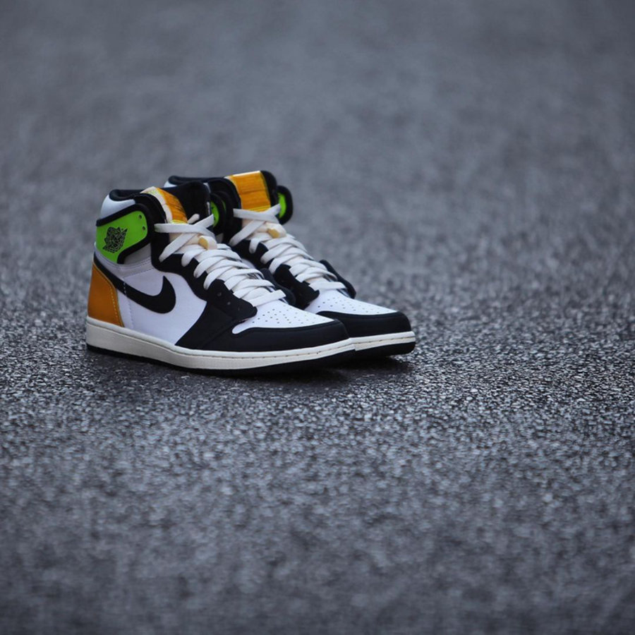 Air Jordan 1 High OG,Volt Gold 黑黄脚趾 AJ1 迎来实物曝光!明年第一双好鞋不能错过! Air Jordan 1 High OG,Volt Gold 黑黄脚趾 AJ1 迎来实物曝光!明年第一双好鞋不能错过!