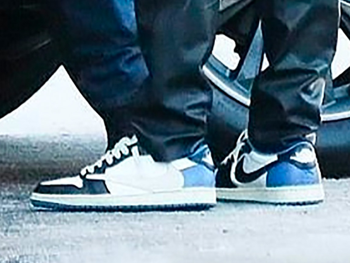 TS,Travis Scott,AJ1,Air Jordan 又一双新反钩 AJ1 曝光!Travis Scott 亲着上脚! TS,Travis Scott,AJ1,Air Jordan 又一双新反钩 AJ1 曝光!Travis Scott 亲着上脚!