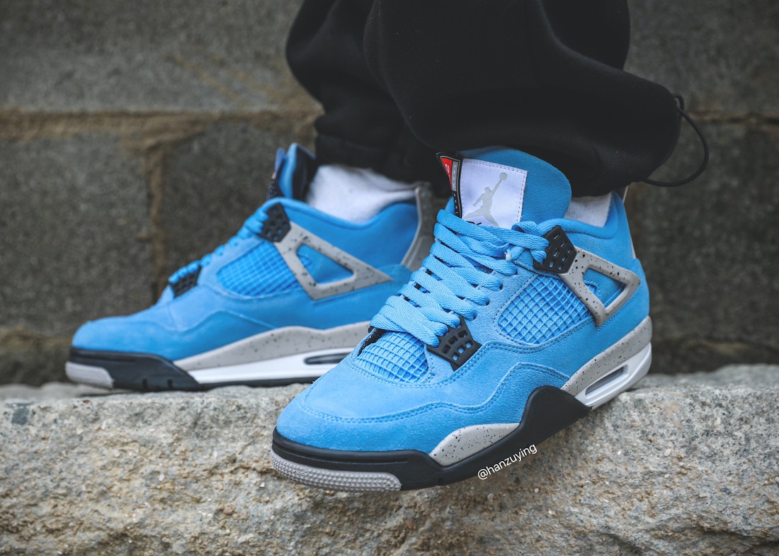Air Jordan 4,AJ,AJ4,University 发售延期!「北卡 AJ4」实物上脚美图,想买还得等等! Air Jordan 4,AJ,AJ4,University 发售延期!「北卡 AJ4」实物上脚美图,想买还得等等!